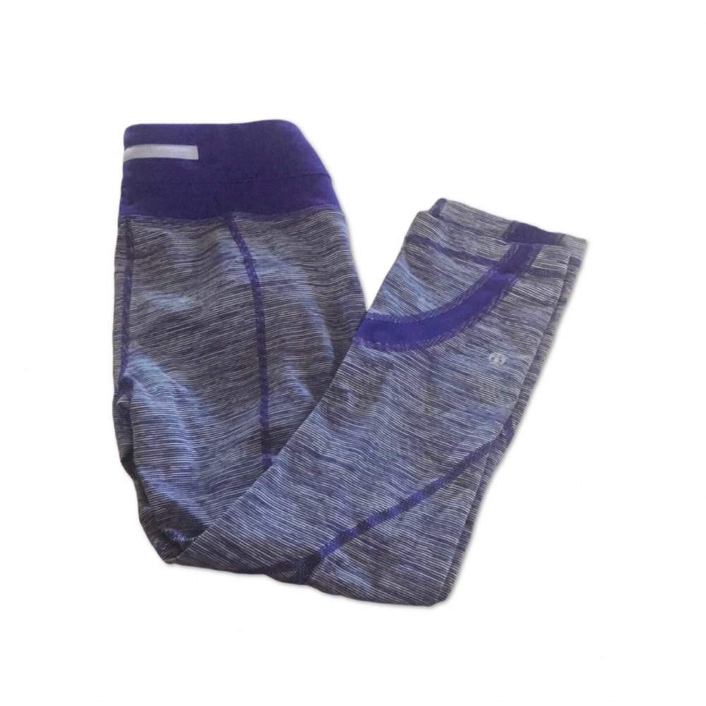 Lululemon Purple Patterned Leggings Size 6